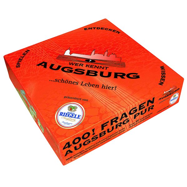 Wer kennt Augsburg? Original Stadtquiz - 400 Fragen