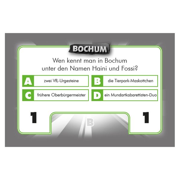 Weisse Bescheid im Ruhrpott? BOCHUM - Original Revierquiz - 555 Fragen